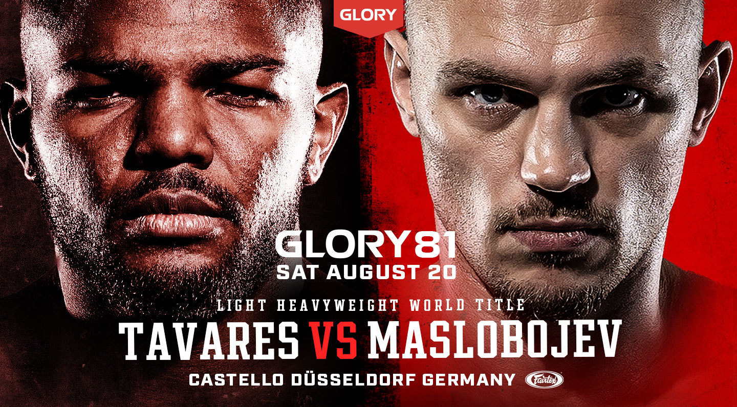 Tavares and Maslobojev will battle for the GLORY light heavyweight title at GLORY 81